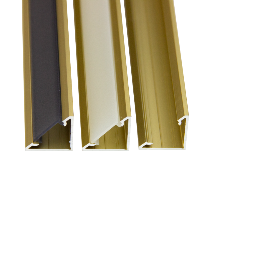 Profiel Corner-Line 3000mm - Avantgarde Gold - incl. lens opaal