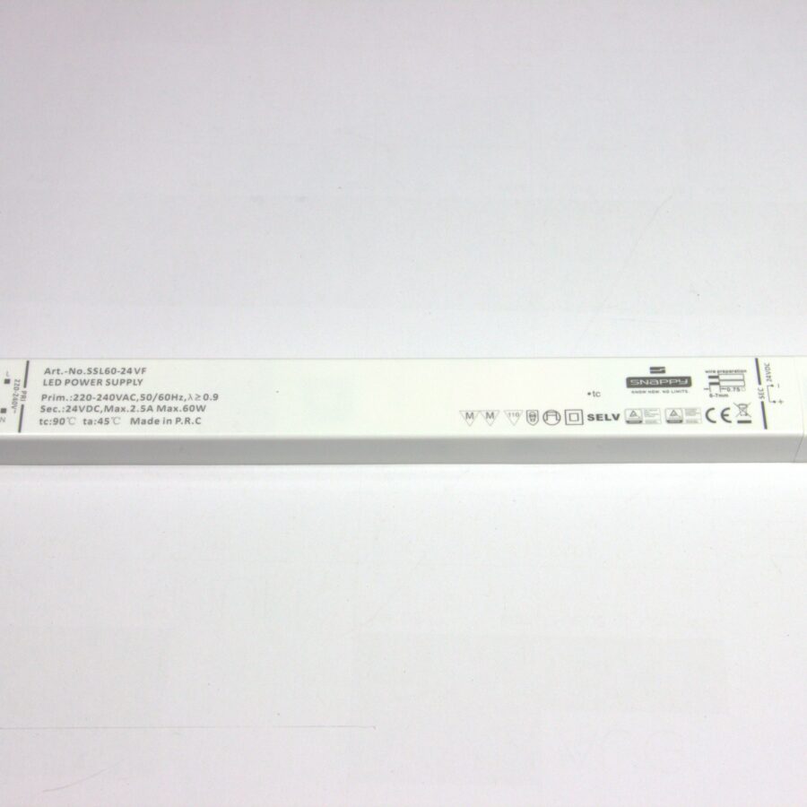 Snappy - led driver SS 60Watt - 24Vdc - VF