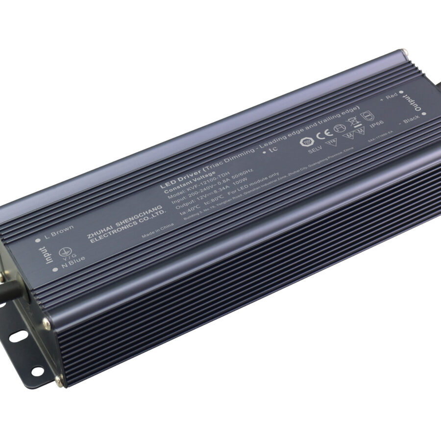 ZS - led driver KVF 100Watt - 24Vdc - dim protocol Triac fase afsnijding