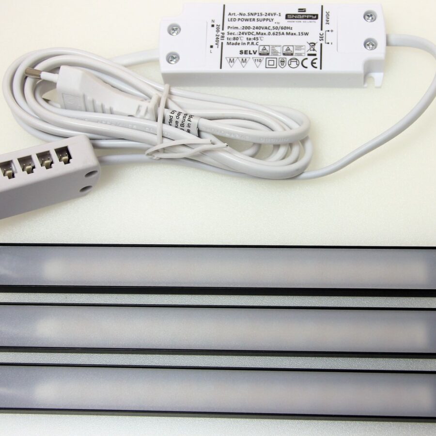Opbouwspot - set 3voudig - Dimbaar - CRI95 - IP20 - 2,9watt - 260lm - 24Vdc - 4000K - Avantgarde - Brons