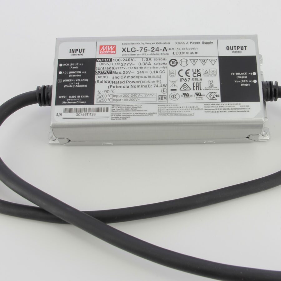 Mean Well - led voeding XLG 75Watt - 24Vdc