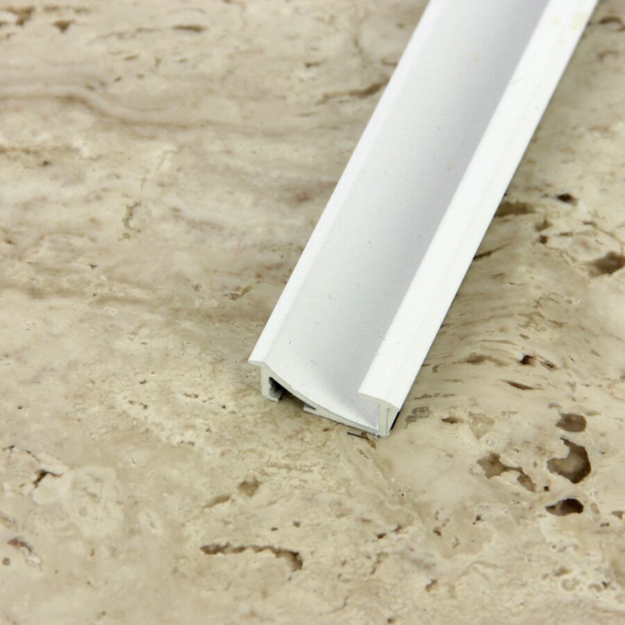 Profiel Mini Curve In-Line 1000mm - structuurlak wit