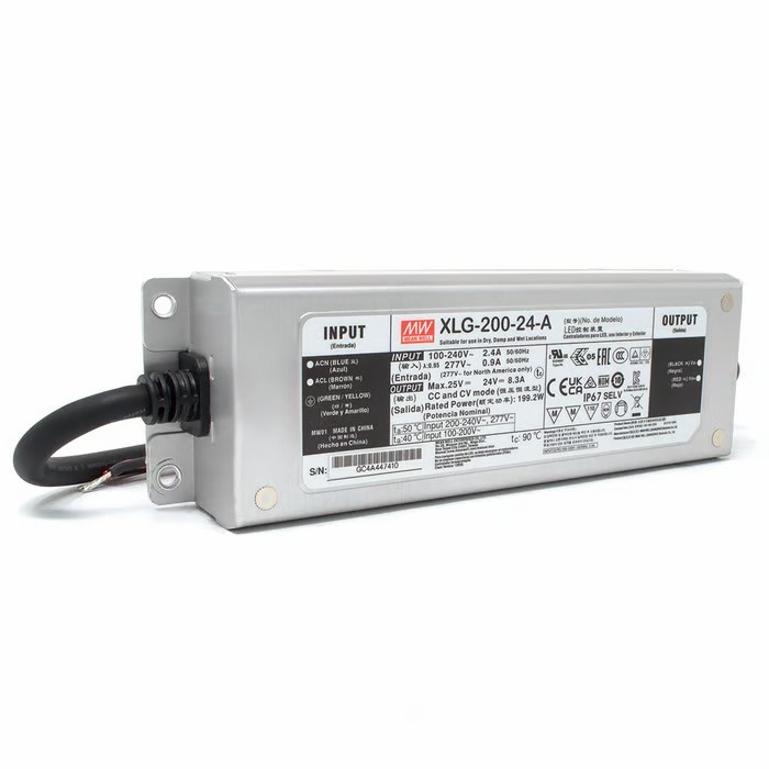 Mean Well - led driver XLG 200Watt - 24Vdc