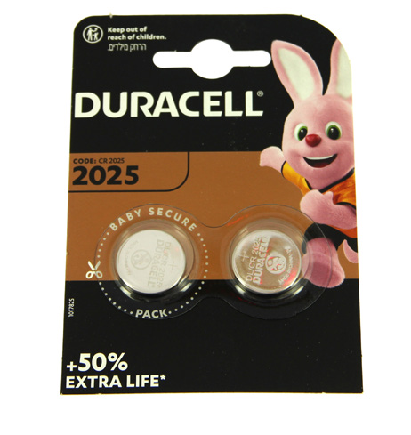 Duracell - CR2025 - 2 stuks