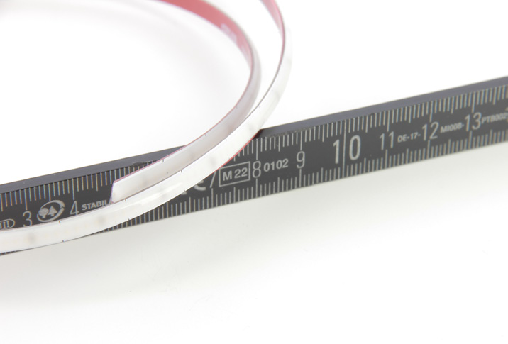 Led-strip COB 504 Leds 8W - 4000K - 5mm - toplaag wit - maatwerk: L= mm + aansluitsnoer 2m - IP20