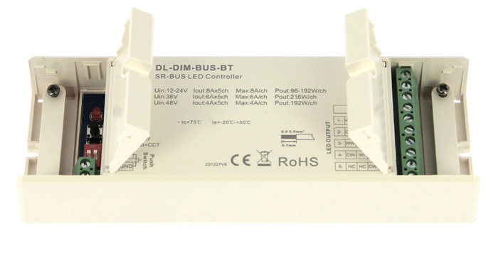 Bluetooth ontvanger - dimmer 24-48V - DL-DIM-BUS-192-BT