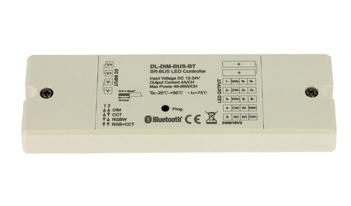 Bluetooth ontvanger - dimmer 24V - 96W - DL-DIM-BUS-BT