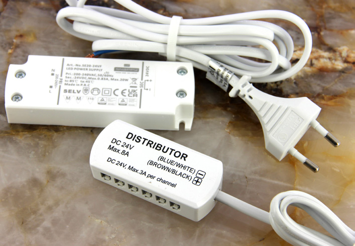 DRX15 - led driver SNP 15Watt - 24Vdc - max. 3 keukenspots