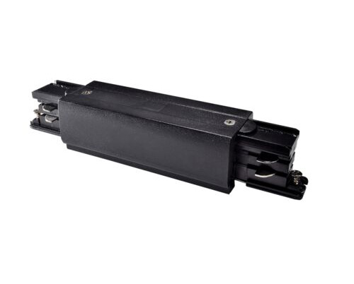 3 Fase rail - middenvoeding - zwart