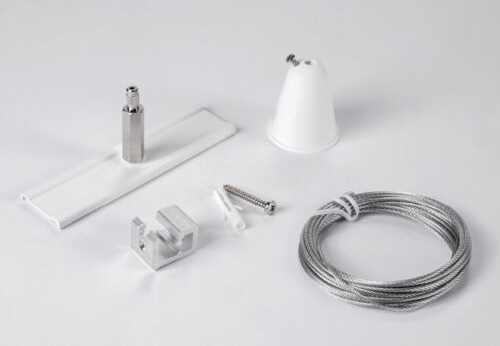 3 Fase rail - Pendelset plafond 5m - wit