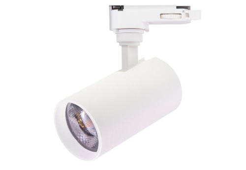 3 Fase rail - Ledspot TRACK-L - 30W - 2700K - 40° - 3000lm - Triac dim - 200x85mm - zwart