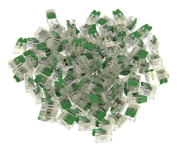 Pince de connexion 2 fils - 100 pièces