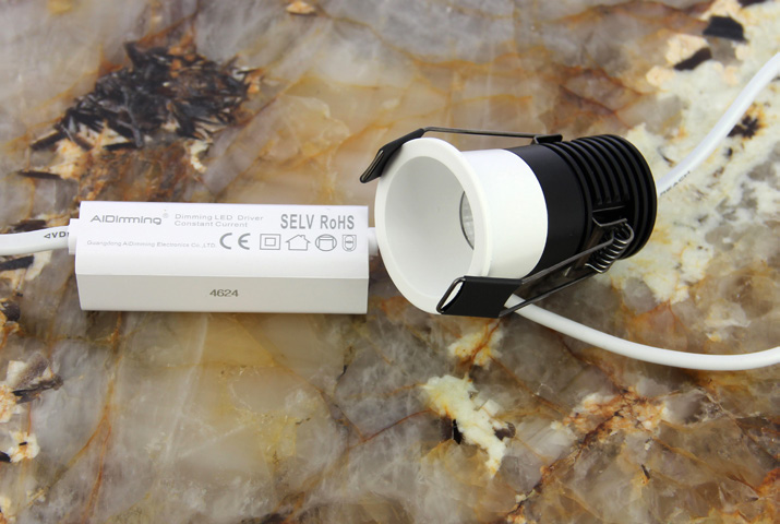 Downlight Mini - spot rond - 3000K - 40° - IP20 - wit