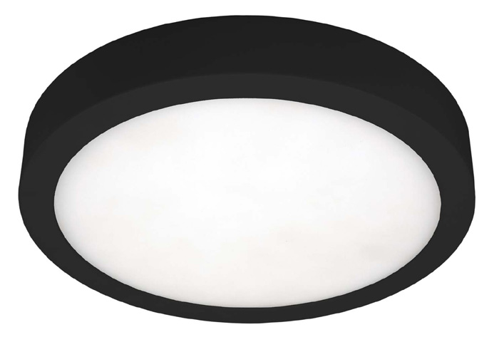 Opbouw Ledlamp Moon 145 - 8W - CCT - 750lm - 230V - IP54 - ZWART