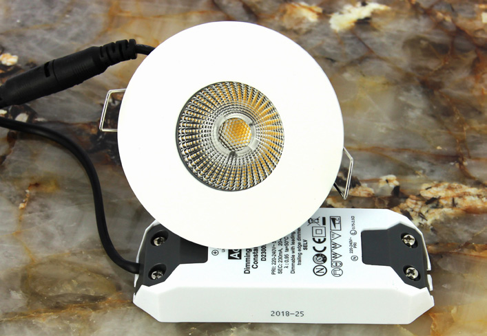 Downlight Reddy - spot rond - 4000K - 36° - IP65 - wit