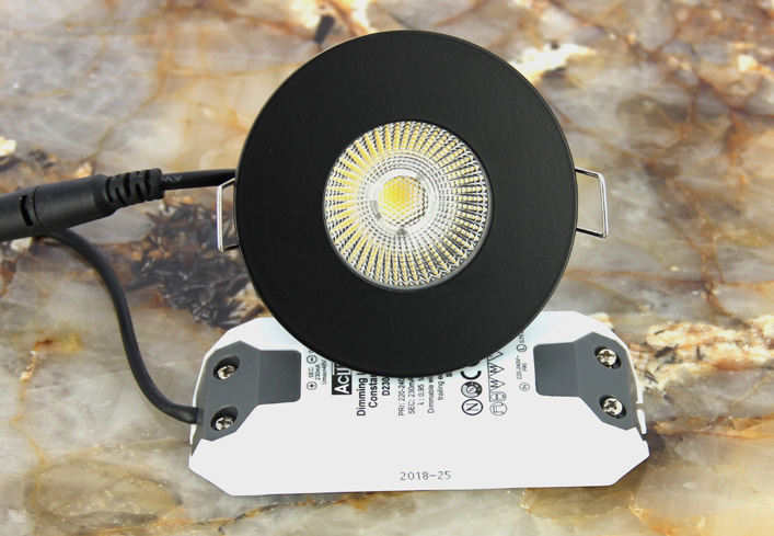 Downlight Reddy - spot rond - 3000K - 36° - IP65 - zwart