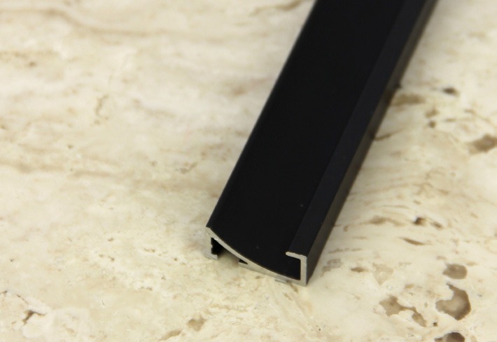 Profiel Mini curve-Line 1000mm - anodisé zwart