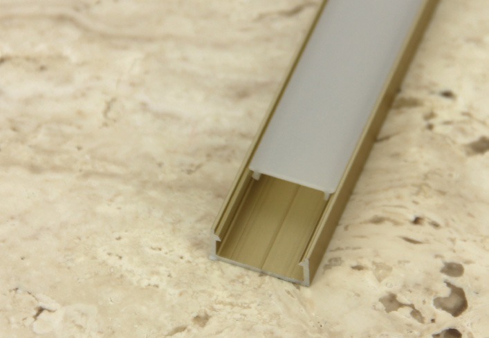 Profiel Up-Line 1000mm - Avantgarde Gold - incl. lens opaal
